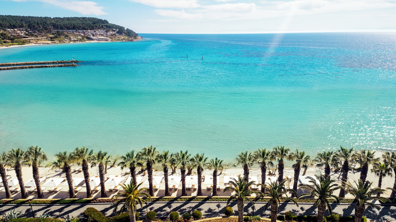 Tiara Holidays - Sani Beach - view to sani